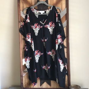 Peach love California tunic